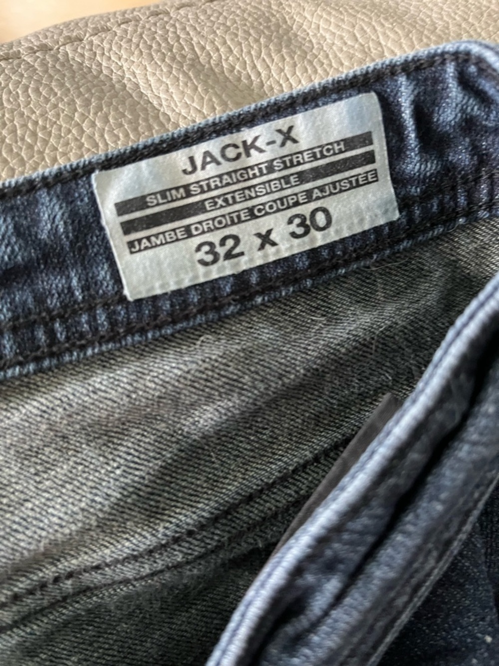 Jack by BB Dakota Men’s Straight-Leg Jeans in Dark Indigo - Picture 3 of 3
